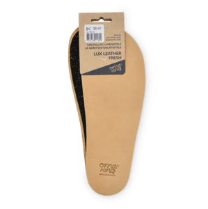 vložky do bot OmaKing barefoot Lux leather fresh Velikost ponožek: 35-41 EU