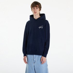Tommy Jeans Relaxed Signature Hoodie Blue