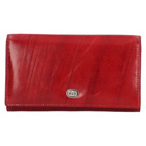 Dámská kožená peněženka DD Anekta Jabel - červená