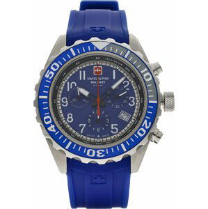 Hodinky Swiss Alpine Military 7076.9835 Blue/Silver/Blue