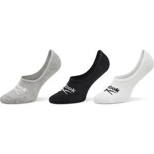 Sada 3 párů kotníkových ponožek unisex Reebok R0351-SS24 (3-pack) Barevná