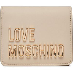 Malá dámská peněženka LOVE MOSCHINO JC5612PP1IKD0110 Béžová