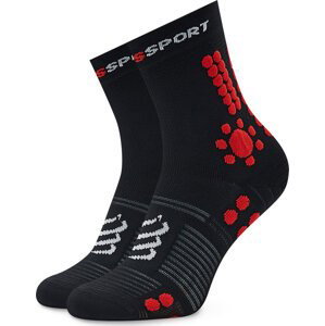Klasické ponožky Unisex Compressport Pro Racing V4.0 Trail U XU00048B Black/Red 906