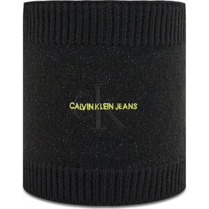 Tunelová šála Calvin Klein Jeans Knitted Reflective Snood K50K507192 Černá