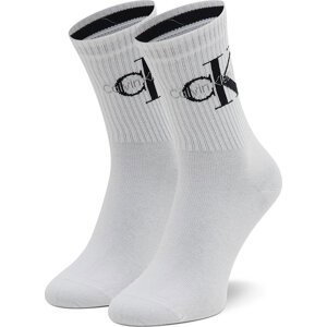 Dámské klasické ponožky Calvin Klein Jeans 701218750 White 999