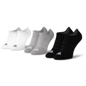 Sada 3 párů nízkých ponožek unisex adidas Light Nosh 3PP DZ9414 Černá