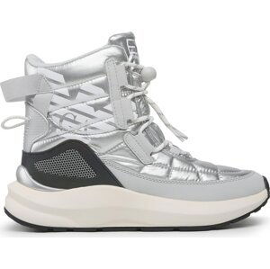 Polokozačky EA7 Emporio Armani X8M005 XK308 R656 Silver/White/Irifesc Mountain