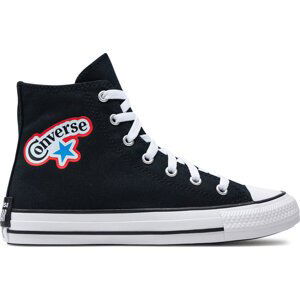 Plátěnky Converse Chuck Taylor All Star Stickers A06313C Black/White/Fever Dream