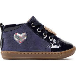 Kotníková obuv Shoo Pom Bouba Heart N4BMAF0402 Navy/Nude