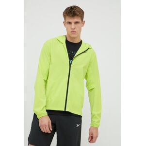 Tréninková bunda Reebok United By Fitness Speed zelená barva, přechodná