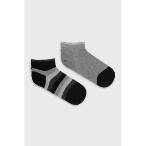 Dětské ponožky Tommy Hilfiger ( 2-pak) šedá barva