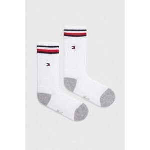 Dětské ponožky Tommy Hilfiger 2-pack bílá barva
