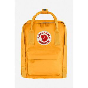 Batoh Fjallraven Kanken Mini žlutá barva, malý, s aplikací, F23561.141-141