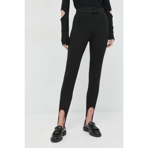 Kalhoty Beatrice B dámské, černá barva, přiléhavé, high waist
