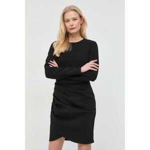 Šaty Silvian Heach černá barva, mini