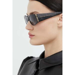 Sluneční brýle Philipp Plein dámské, černá barva