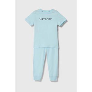Dětské bavlněné pyžamo Calvin Klein Underwear s potiskem