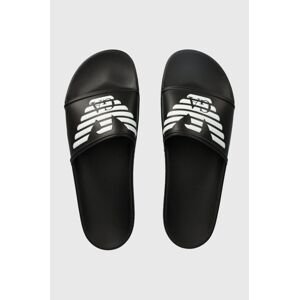 Pantofle Emporio Armani Underwear černá barva, XVPS08 XN747 A120