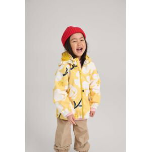 Dětská bunda Reima Anise žlutá barva