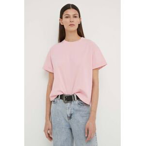 Bavlněné tričko BA&SH ROSIE růžová barva, 1E24ROSI