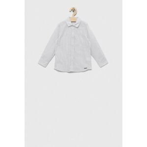 Dětská bavlněná košile Birba&Trybeyond bílá barva