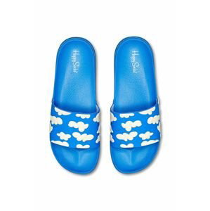 Pantofle Happy Socks dámské, tyrkysová barva