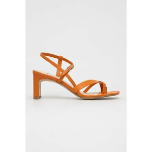Kožené sandály Vagabond Shoemakers LUISA oranžová barva, 5312.301.44